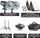 Set fleshi Walimex Pro Campaigner 400 HS Double, 2x 400W, për studio