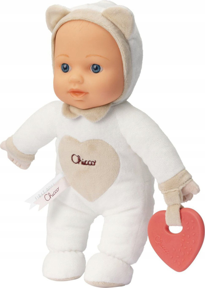 Мека кукла Chicco Chicca Neutral, за бебиња, повеќебојна