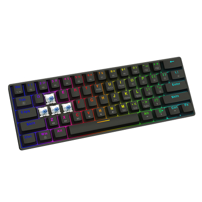 Tastierë mekanike Savio Blackout X2, Outemu Blue, RGB, e zezë