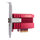 Kartë rrjeti Asus XG-C100F, 10Gb/s, PCI Express x4, e kuqe
