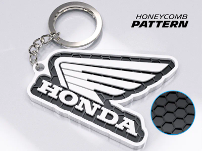 Varëse për çelësa Eterra Honda v3, e zezë/bardhë
