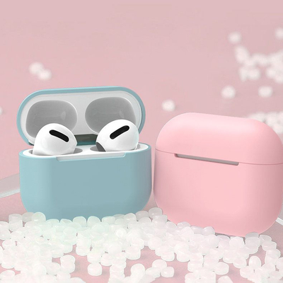 Mbulesë silikoni Hurtel për AirPods 3, e butë, e zezë