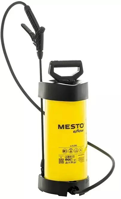Spërkatës me bateri MESTO e.FLORI, 5L, 1.5 bar, i verdhë