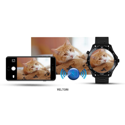 Smartwatch Veltori VT150 1, ekran 1.52", IP68, i zi