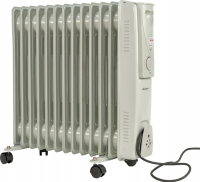 Radjator me vaj Volteno VO2825, 15 rebra, 2500W, gri