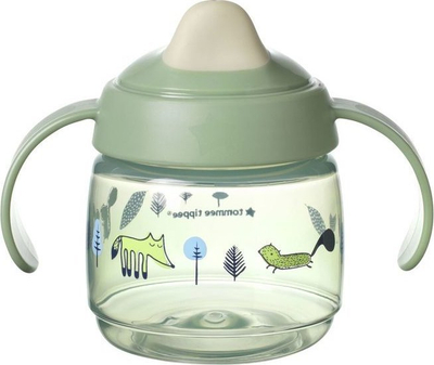 Gotë për fëmijë Tommee Tippee Superstar, 190ml, 4 muaj+, e gjelbër