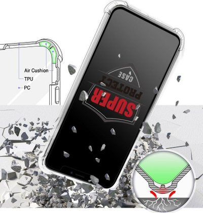 Mbrojtëse telefoni Mercury Super Protect për iPhone XS Max, transparente