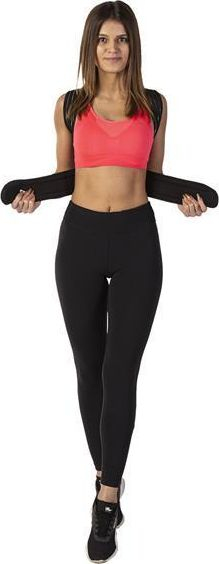 Korrektor qëndrimi One Fitness BODY POSTURE STABILIZER, madhësia M, i zi