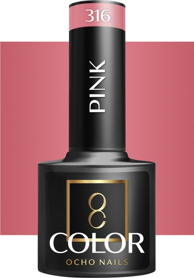 Llak hibrid për thonj Activeshop OCHO NAILS 316, 5 g, rozë