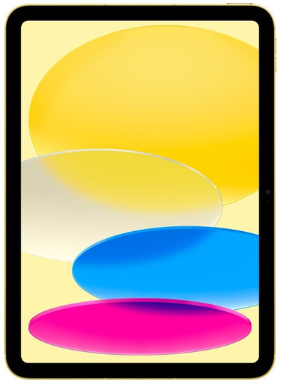 Таблет Apple iPad 2022, 64GB, Wi-Fi + Cellular, жолта боја