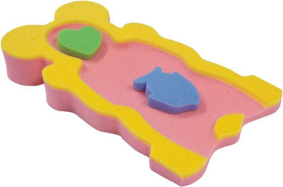 Душек за бања за бебиња Badum Maxi Bath BD0007, за над 6 kg, сунѓер, многуобоен