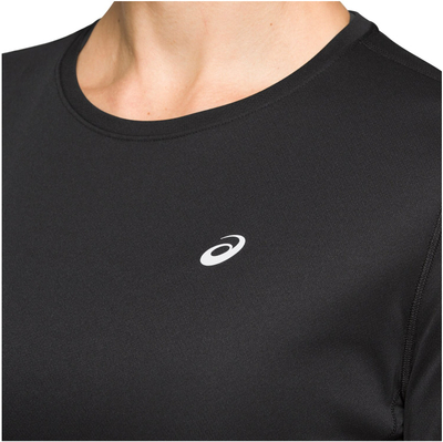 Bluza vrapimi Asics Katakana LS për femra, pambuk poliestër, e zezë
