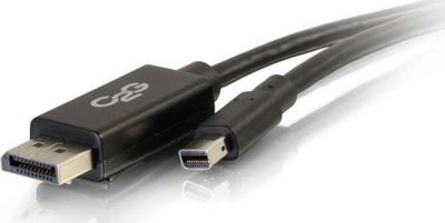 Kabllo C2G Mini DisplayPort në DisplayPort, 2m, 4K, i zi