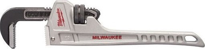 Çelës tubash Milwaukee Pipe Wrench, 10", alumin, gri