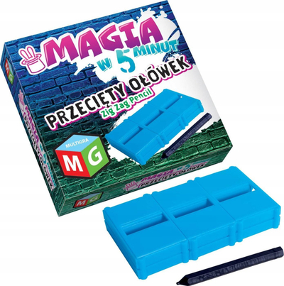 Set magjie Magic In 5 Minutes Cut Pencil Multigra, truk iluzioni, për fillestarë, shumëngjyrësh