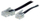 Kabllo telefonik S-Conn TC70256, Western 8/4 në 6/4, 6m, e bardhë