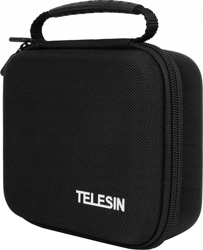 Заштитна торба Telesin за DJI Osmo Pocket 3, материјал EVA, со рачка, црна