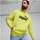 Дуксер со капуљача Puma Essential Large Logo, мешавина од памук, големо лого, жолт