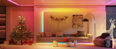 Shirit LED Govee H100E M1 Extension, 1m, RGBIC Plus, shumëngjyrësh
