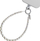 Varëse telefoni Crong Phone Charm Silver Beads, rruaza dekorative, adapter universal, e argjendtë