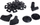 Set aksesorësh për shkopinj trekking Viking 666 17 4004 09, poliuretan edhe gomë, i zi