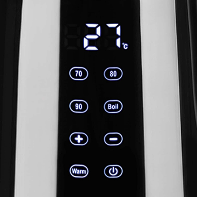 Електричен бокал Haeger L2200W, 1.7L, 2200W, црн
