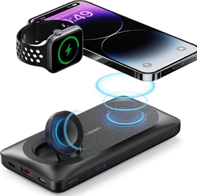 Power bank Veger MagMulti, 10000mAh, 22.5W PD wireless, i zi