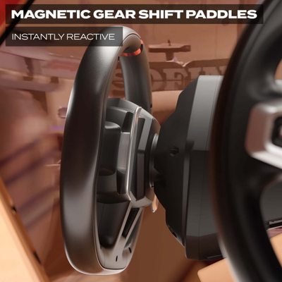 Timoni Thrustmaster T248 me Pedale dhe Levë Ndërrimi TH8A, PC/PS4/PS5, i zi