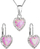 Set bizhuterish Evolution Group Hearts 39161.1 Rowa S. Opal, argjend 925, argjend