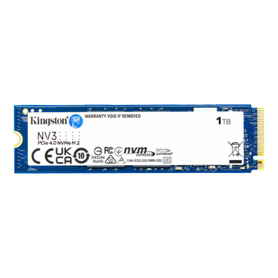 SSD i brendshëm Kingston NV3 M.2 2280, 1TB, PCIe 4.0 NVMe, deri 6000 MB/s
