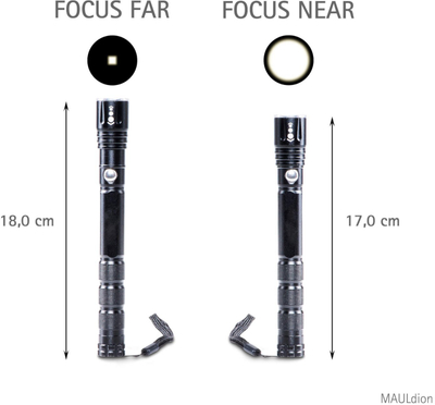 Drita dore MAUL Mauldion, LED 1W, 17 cm, e zezë