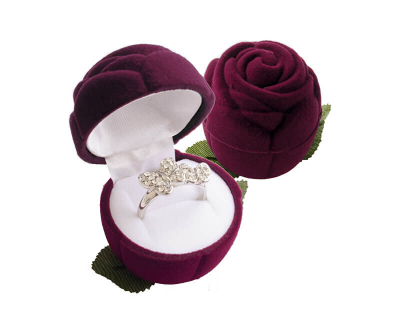 Kuti për dhuratë JK Box Rose FU-62B/A10, e kuqe e errët/ e gjelbër