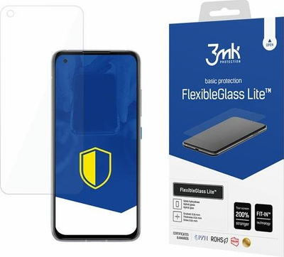 Mbrojtës ekrani 3MK FlexibleGlass Lite për Asus Zenfone 8, xham hibrid, shumë i hollë, transparent
