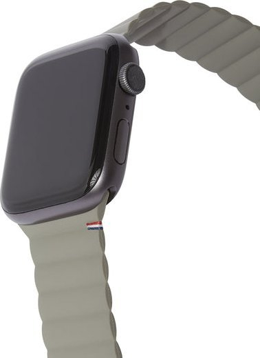 Rrip silikoni Decoded për Apple Watch 38mm 40mm 41mm, mbyllje magnetike, ngjyrë ulliri