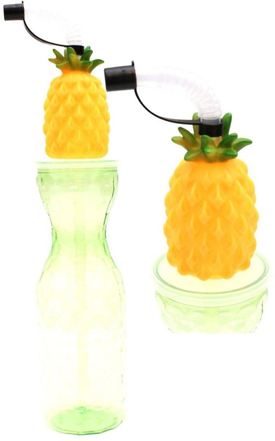 Shishe sportive Excellent Houseware, 500 ml, me pipëz, jeshile