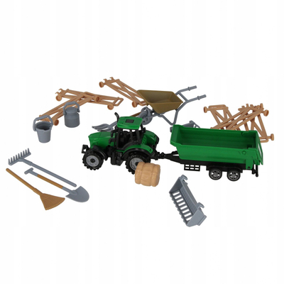 Traktor lodër Bruder Deutz 8280 TTV Black Warrior 03162, plastik, i zi