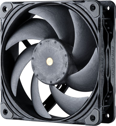 Ventilatorë PC Phanteks T30 PWM, 120mm, set me 3 copë, ngjyrë e zezë