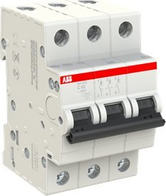 Automat trefazor ABB SH203 C63, 63A, 6kA, gri