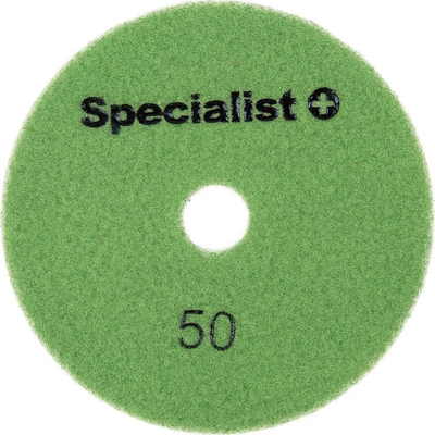 Pad diamanti për bluarje Specialist 37-2050, 125 mm, P50, jeshile