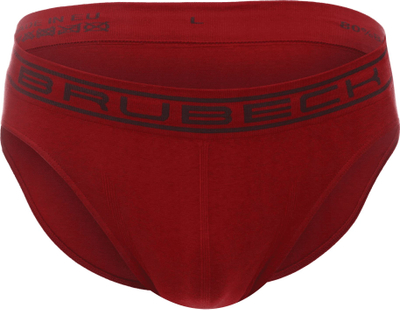 Bokserë për meshkuj Brubeck BE00290A Comfort Cotton, pambuk, pa qepje, të kuqe të errët, S
