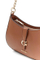 Çantë shpatulle Carrie Top Zip Shoulder Bag, me zinxhir, ngjyrë neutrale