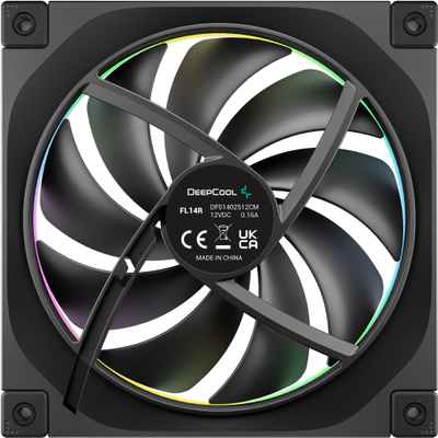 Ventilator kause DeepCool R-FL14R-BKAPN1-G, 140mm, RGB, i zi