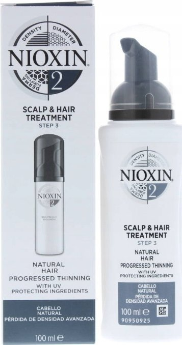 Shampo flokësh Nioxin System 2, Hapi 1, për flokë të hollë natyralë, 300 ml