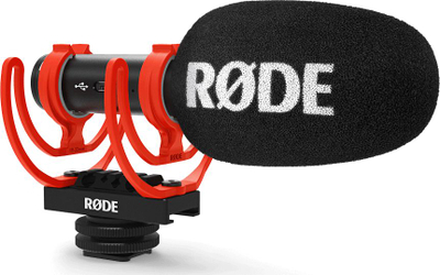 Mikrofon drejtues Rode VideoMic GO II, USB C, 3.5 mm, i zi