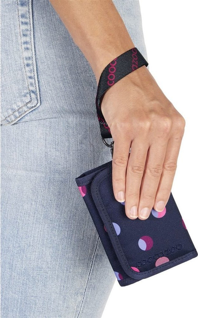 Portofol Coocazoo Wallet Reflective Moons, me dizajn që duket në errësirë, për kalamaj dhe të rinj, shumëngjyrësh
