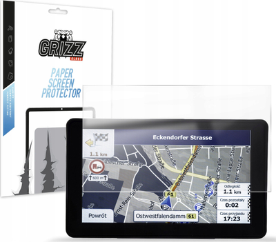 Folje mbrojtëse ekrani Grizz PaperScreen, për GPS 7" IGO Primo, mat, transparente