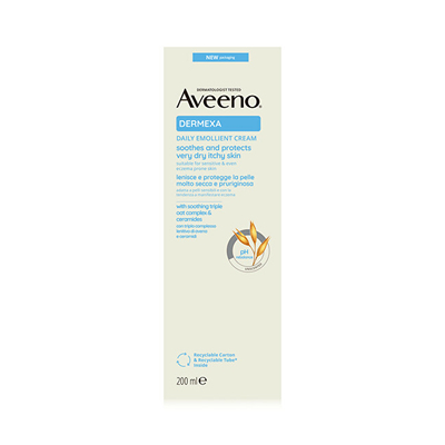 Крем за тело Aveeno Dermexa Daily Emollient Cream, 200 мл