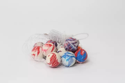 Toptha gome MZ Import Rubber Balls 326TK 07796, set 6 copë, shumëngjyrëshe