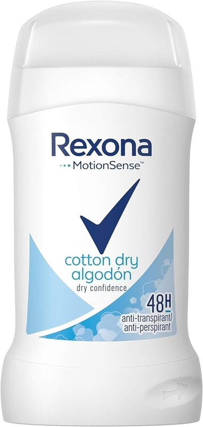 Deodorant Stick Rexona, Cotton Dry 48H, 40 g