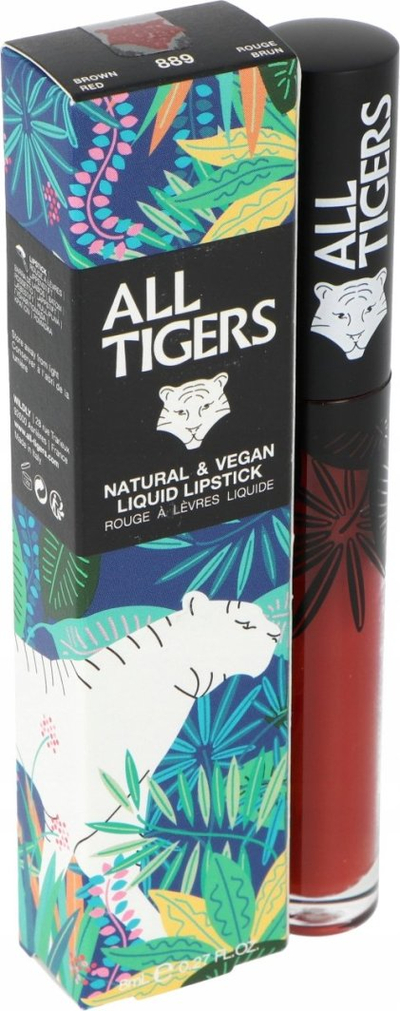 Lip gloss mat 889 Command Respect, natyral dhe vegan, 8ml